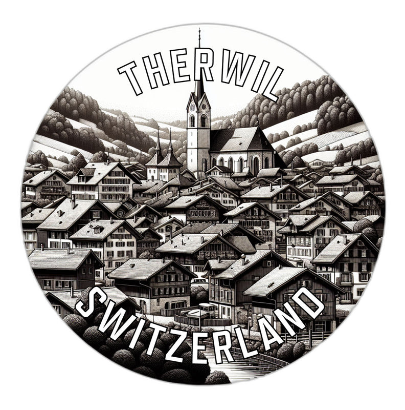 Therwil Switzerland Souvenir Vinyl Decal Sticker 2-Inch