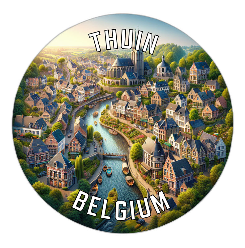 Thuin Belgium Souvenir Vinyl Decal Sticker 2-Inch