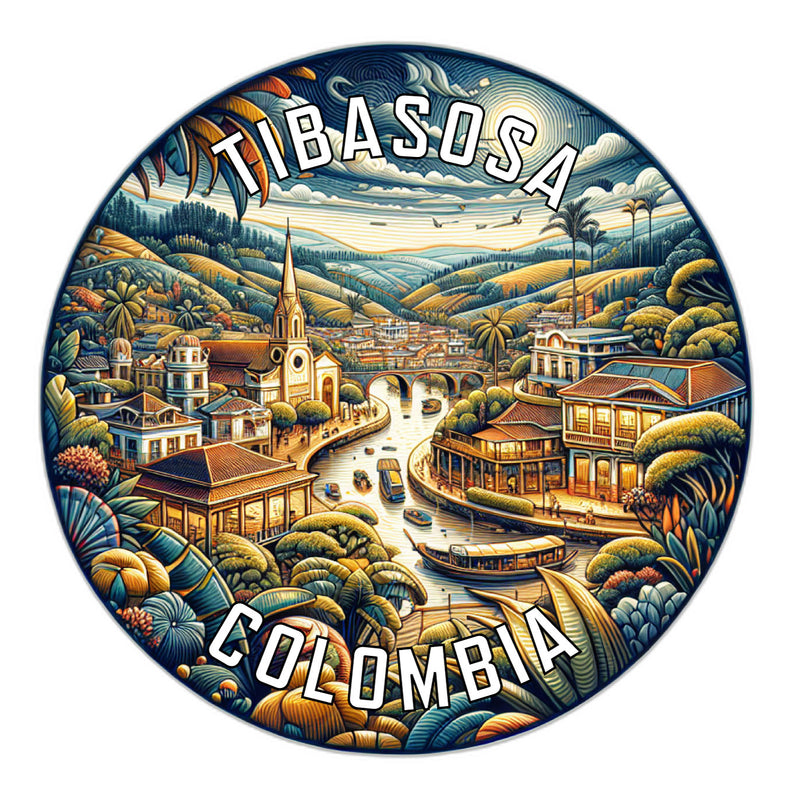 Tibasosa Colombia Souvenir Vinyl Decal Sticker 6-Inch