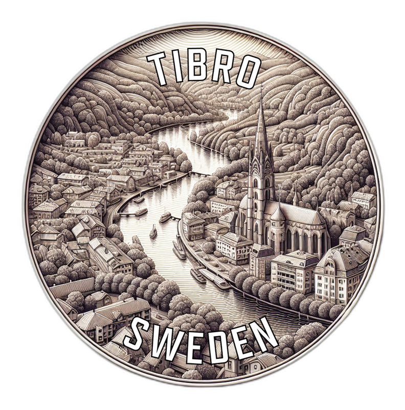 Tibro Sweden Souvenir Vinyl Decal Sticker 6-Inch