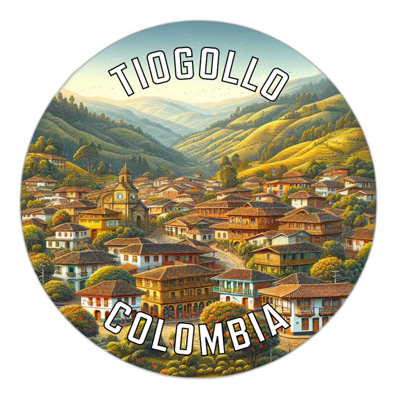 Tiogollo Colombia Souvenir Vinyl Decal Sticker 6-Inch