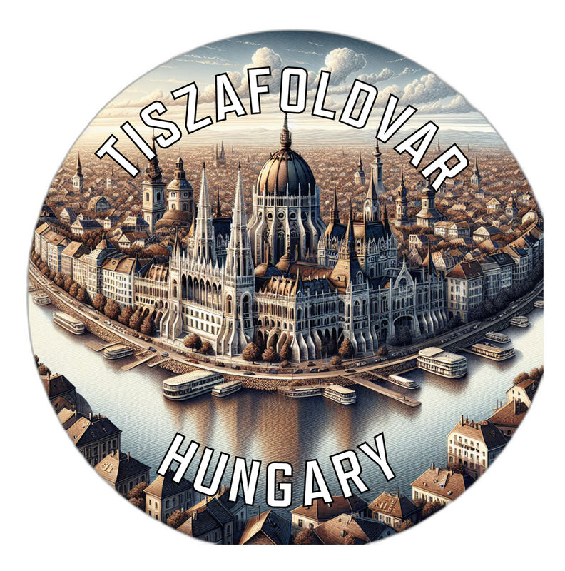 Tiszafoldvar Hungary Souvenir Vinyl Decal Sticker 2-Inch