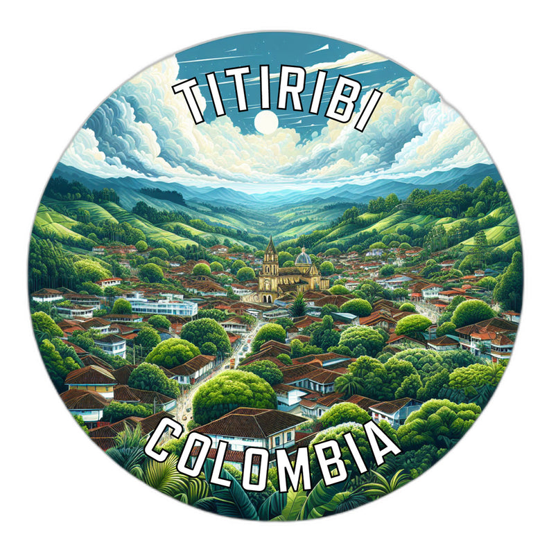 Titiribi Colombia Souvenir Vinyl Decal Sticker 2-Inch