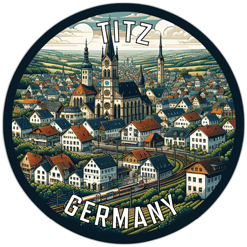Titz Germany Souvenir Vinyl Decal Sticker 6-Inch