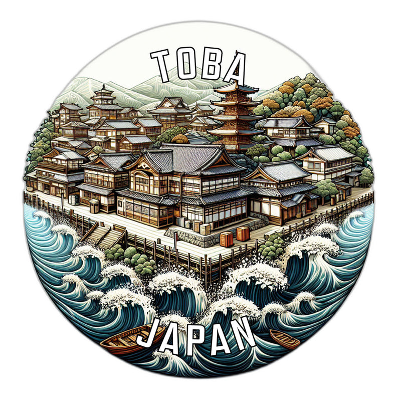 Toba Japan Souvenir Vinyl Decal Sticker 2-Inch
