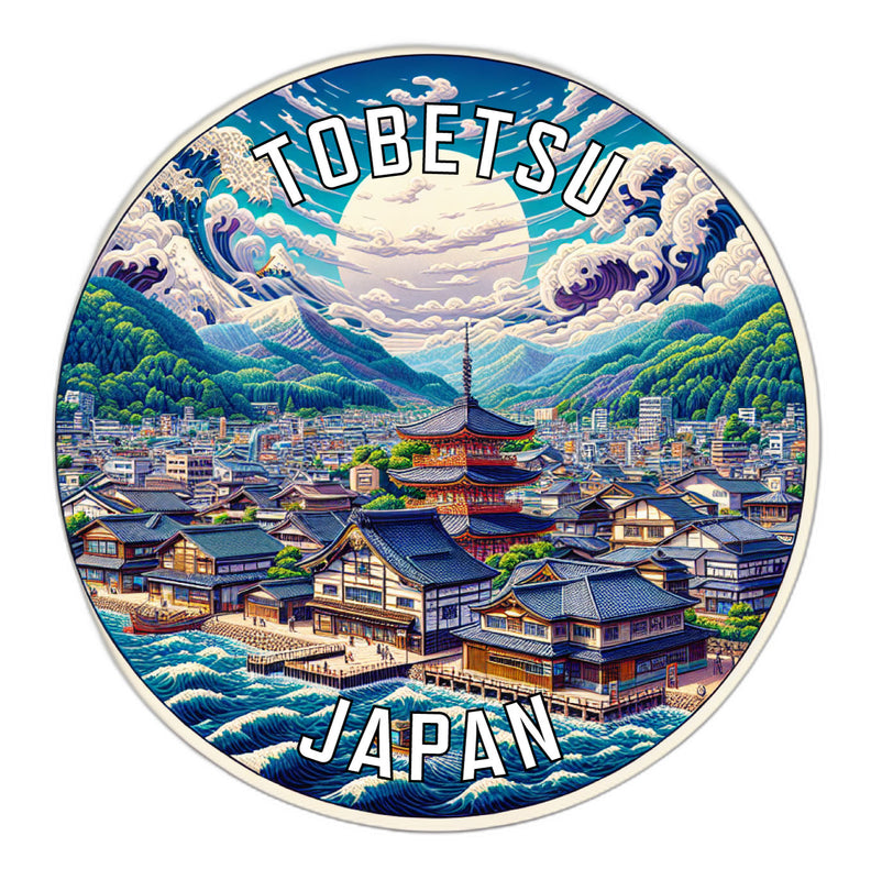 Tobetsu Japan Souvenir Vinyl Decal Sticker 6-Inch