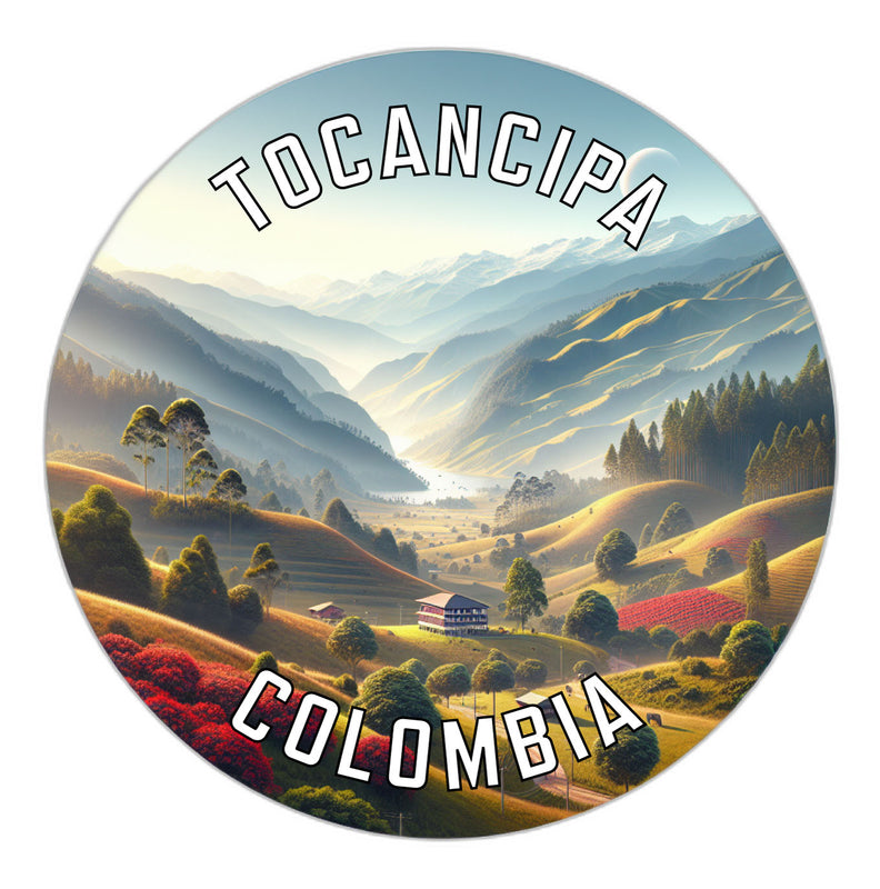 Tocancipa Colombia Souvenir Die Cut Flat Magnet 2-Inch