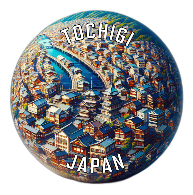 Tochigi Japan Souvenir Die Cut Flat Magnet 2-Inch