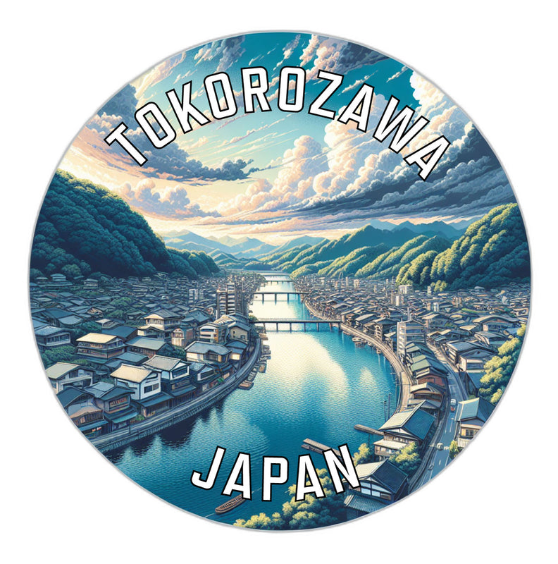 Tokorozawa Japan Souvenir Die Cut Flat Magnet 6-Inch