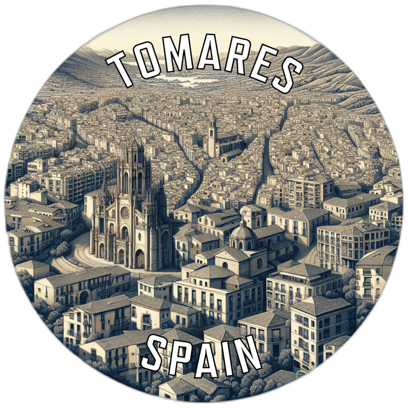 Tomares Spain Souvenir Vinyl Decal Sticker 2-Inch