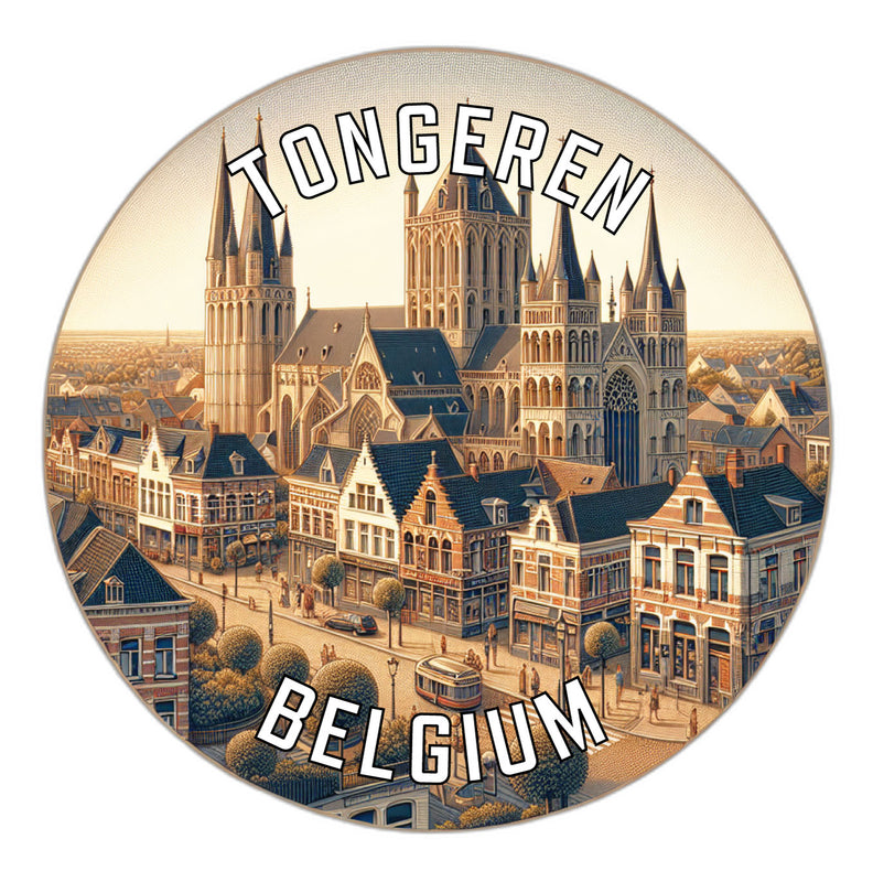 Tongeren Belgium Souvenir Vinyl Decal Sticker 6-Inch