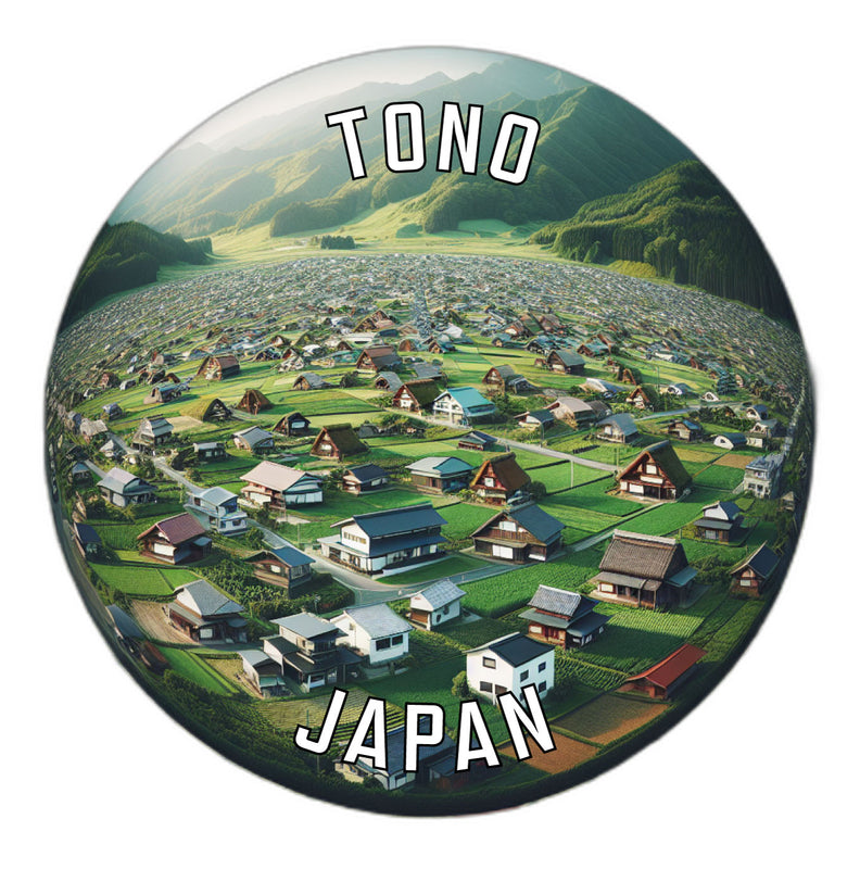 Tono Japan Souvenir Die Cut Flat Magnet 6-Inch