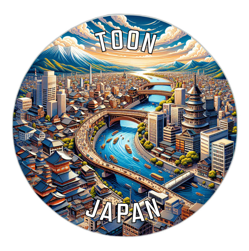 Toon Japan Souvenir Die Cut Flat Magnet 2-Inch