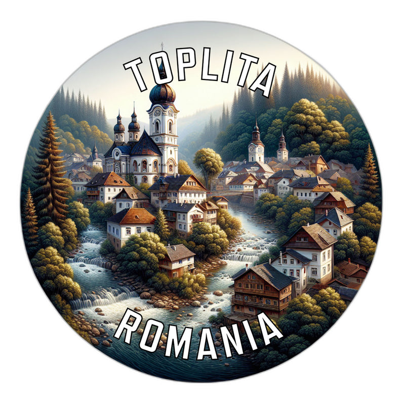 Toplita Romania Souvenir Vinyl Decal Sticker 6-Inch