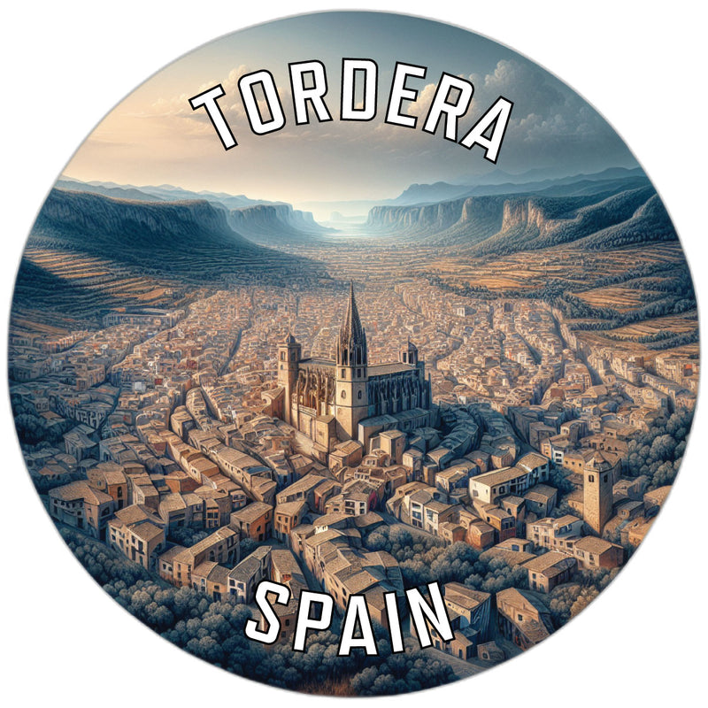 Tordera Spain Souvenir Die Cut Flat Magnet 6-Inch