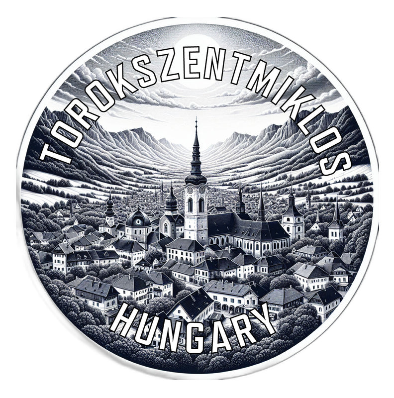 Torokszentmiklos Hungary Souvenir Die Cut Flat Magnet 2-Inch