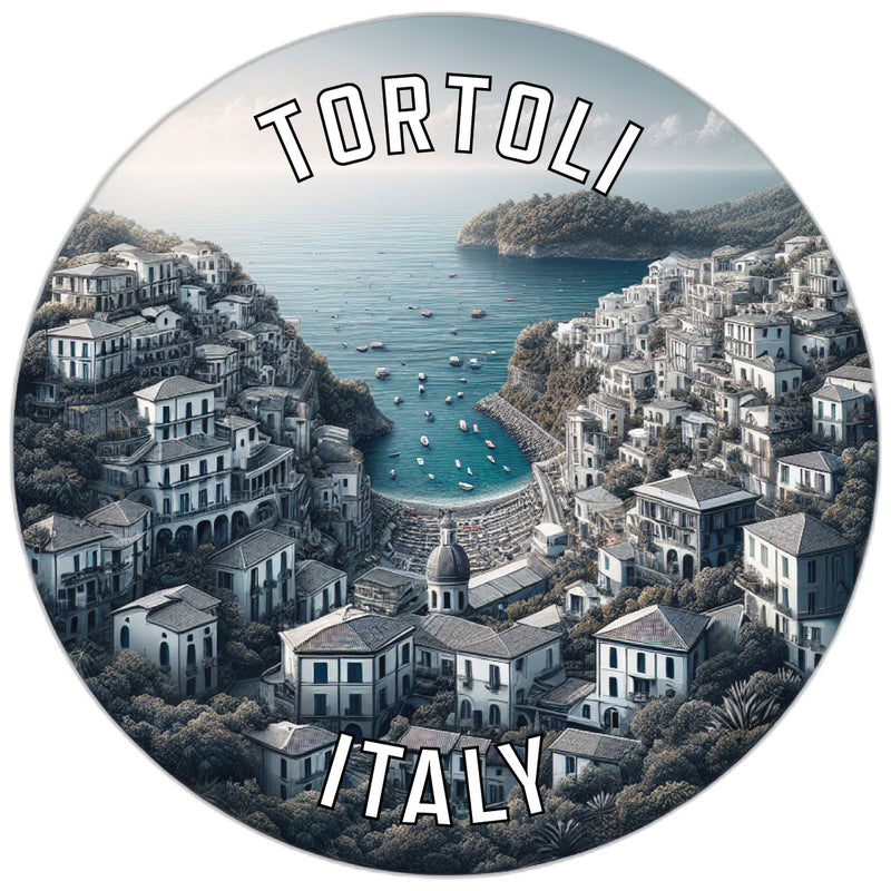 Tortoli Italy Souvenir Die Cut Flat Magnet 2-Inch