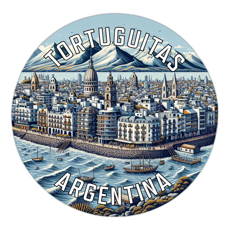 Tortuguitas Argentina Souvenir Die Cut Flat Magnet 4-Inch