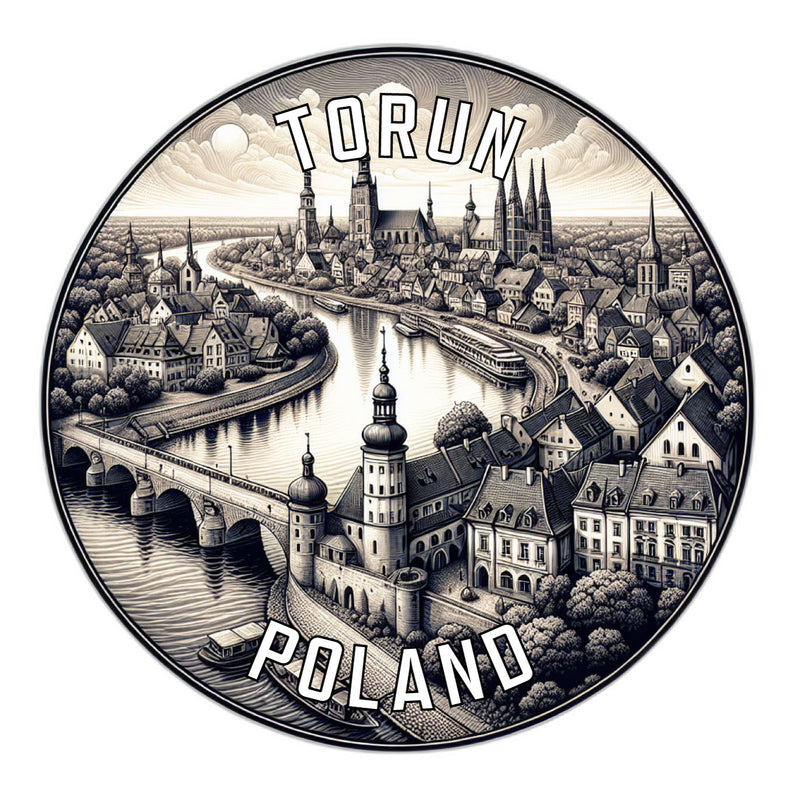 Torun Poland Souvenir Vinyl Decal Sticker 2-Inch