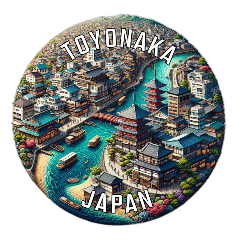 Toyonaka Japan Souvenir Vinyl Decal Sticker 6-Inch