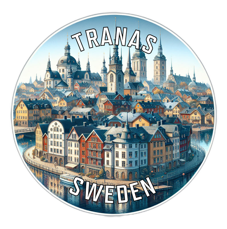 Tranas Sweden Souvenir Vinyl Decal Sticker 2-Inch