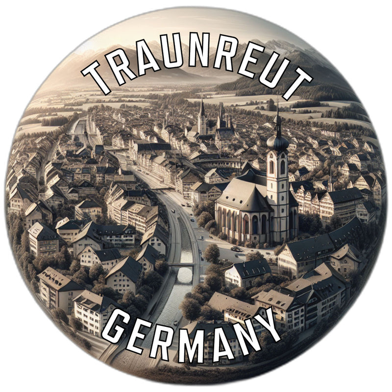 Traunreut Germany Souvenir Vinyl Decal Sticker 6-Inch