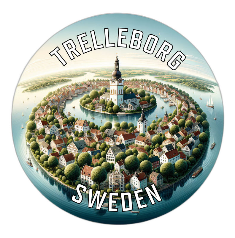 Trelleborg Sweden Souvenir Vinyl Decal Sticker 2-Inch
