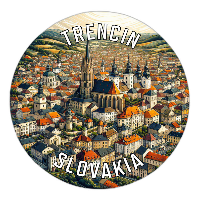 Trencin Slovakia Souvenir Vinyl Decal Sticker 2-Inch
