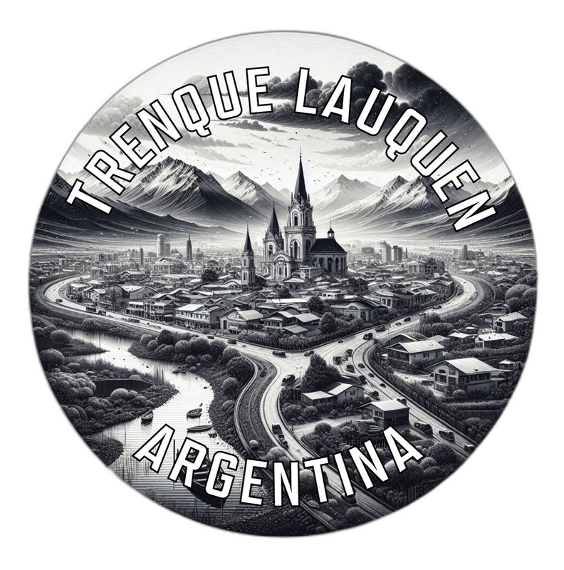Trenque Lauquen Argentina Souvenir Die Cut Flat Magnet 6-Inch