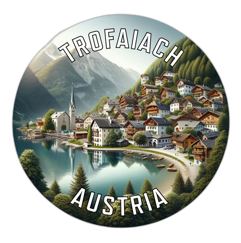 Trofaiach Austria Souvenir Die Cut Flat Magnet 6-Inch