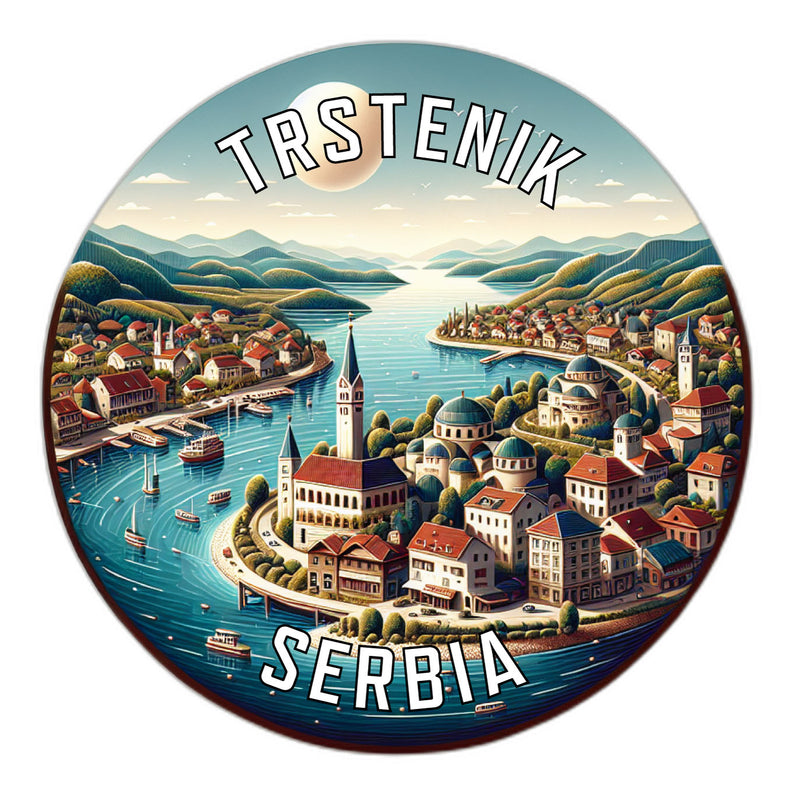 Trstenik Serbia Souvenir Die Cut Flat Magnet 2-Inch