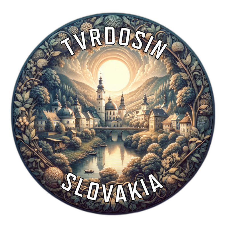 Tvrdosin Slovakia Souvenir Die Cut Flat Magnet 2-Inch