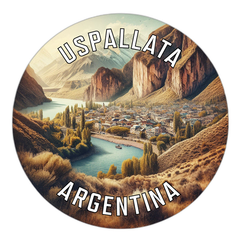 Uspallata Argentina Souvenir Die Cut Flat Magnet 2-Inch