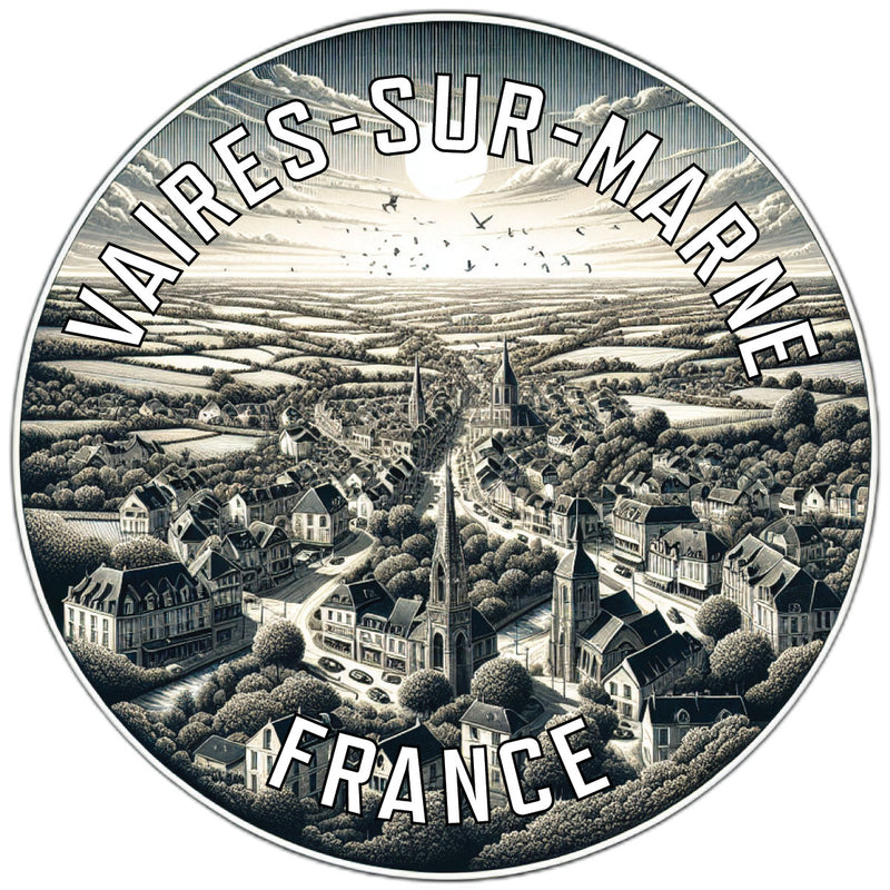 Vaires sur Marne France Souvenir Vinyl Decal Sticker 6-Inch