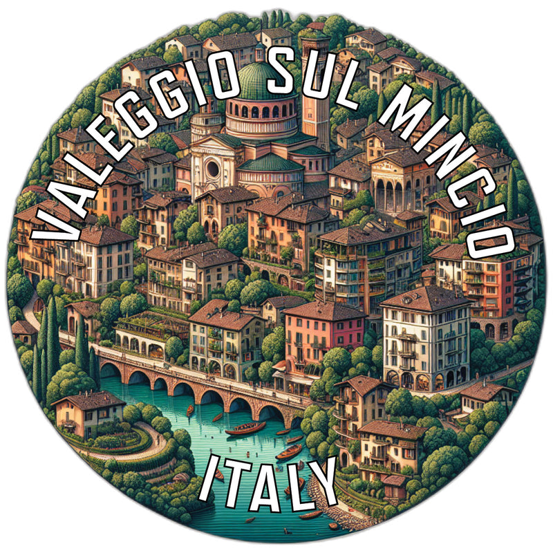 Valeggio sul Mincio Italy Souvenir Vinyl Decal Sticker 6-Inch