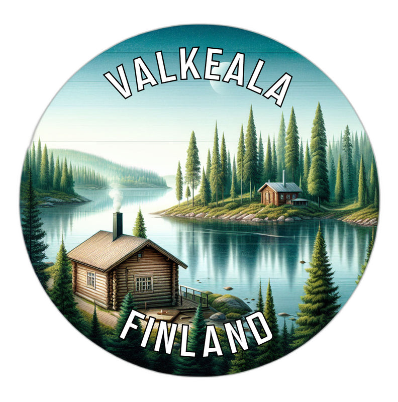Valkeala Finland Souvenir Die Cut Flat Magnet 2-Inch