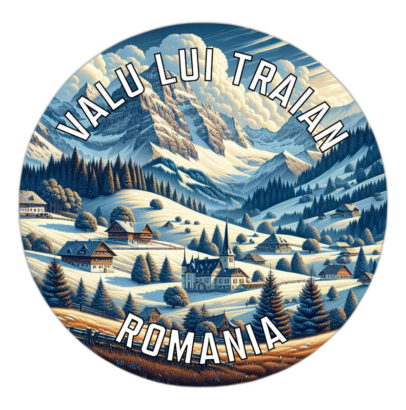 Valu lui Traian Romania Souvenir Die Cut Flat Magnet 2-Inch