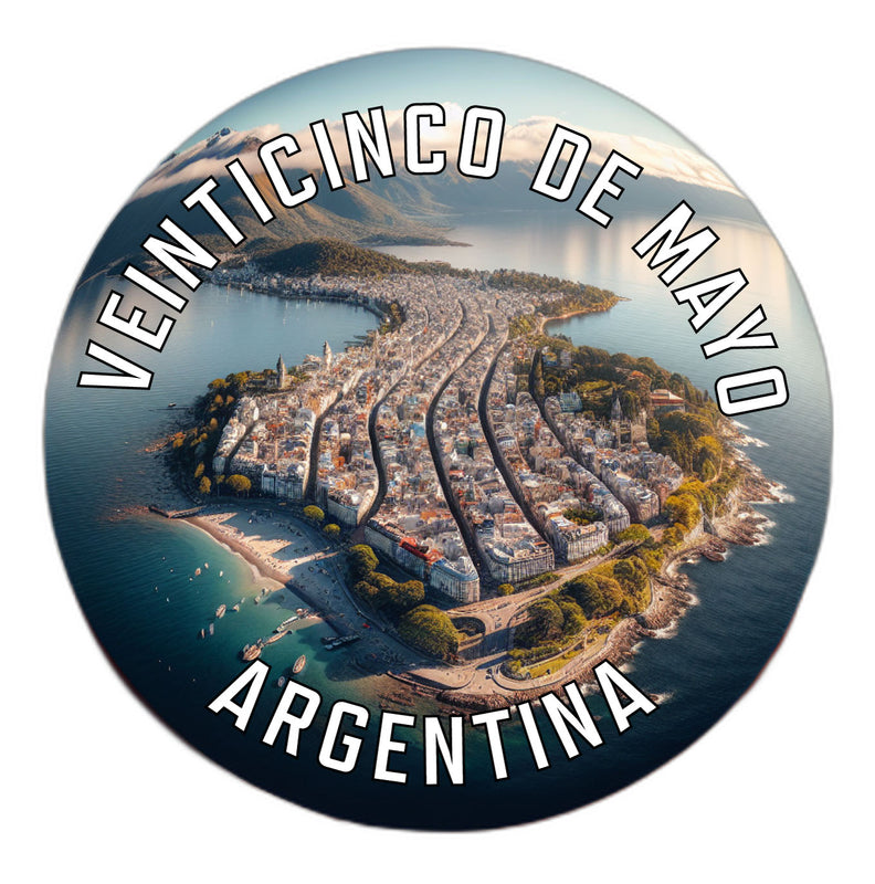 Veinticinco de Mayo Argentina Souvenir Die Cut Flat Magnet 2-Inch