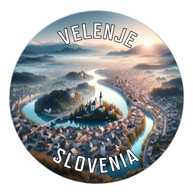Velenje Slovenia Souvenir Die Cut Flat Magnet 2-Inch