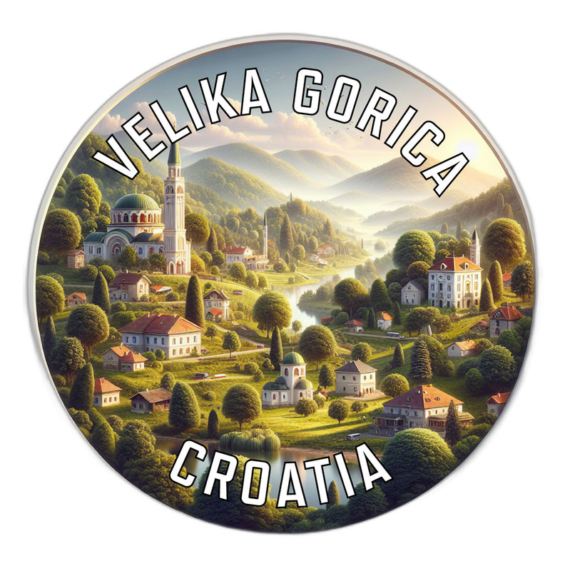 Velika Gorica Croatia Souvenir Die Cut Flat Magnet 6-Inch