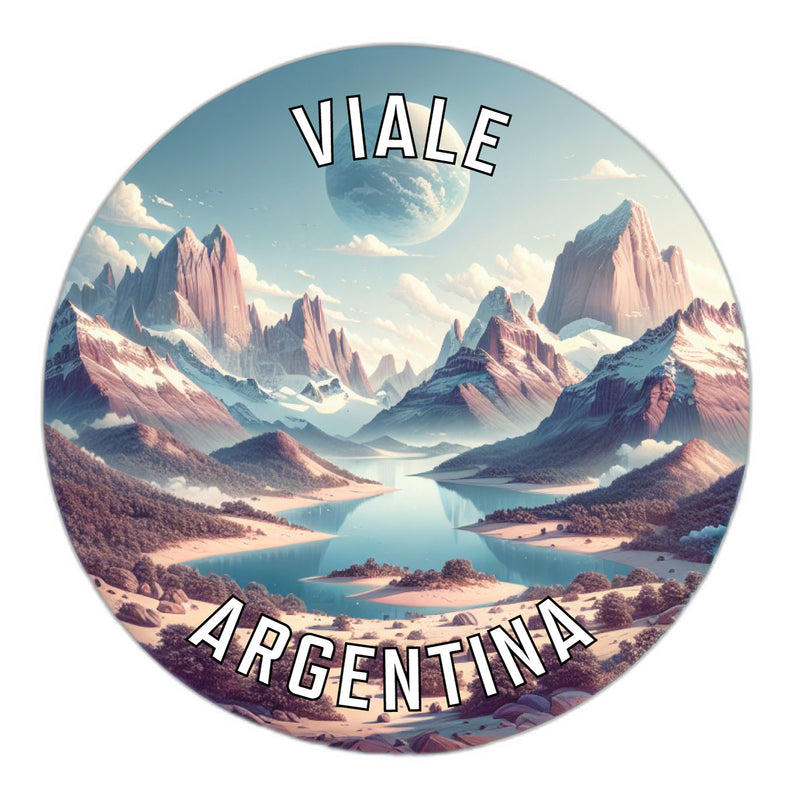 Viale Argentina Souvenir Die Cut Flat Magnet 2-Inch