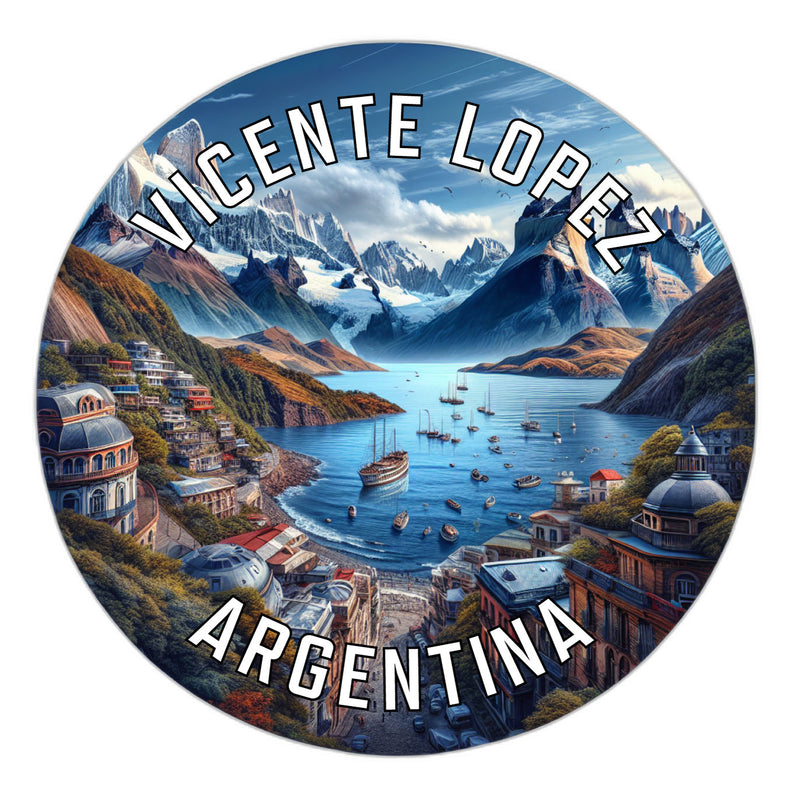 Vicente Lopez Argentina Souvenir Die Cut Flat Magnet 2-Inch