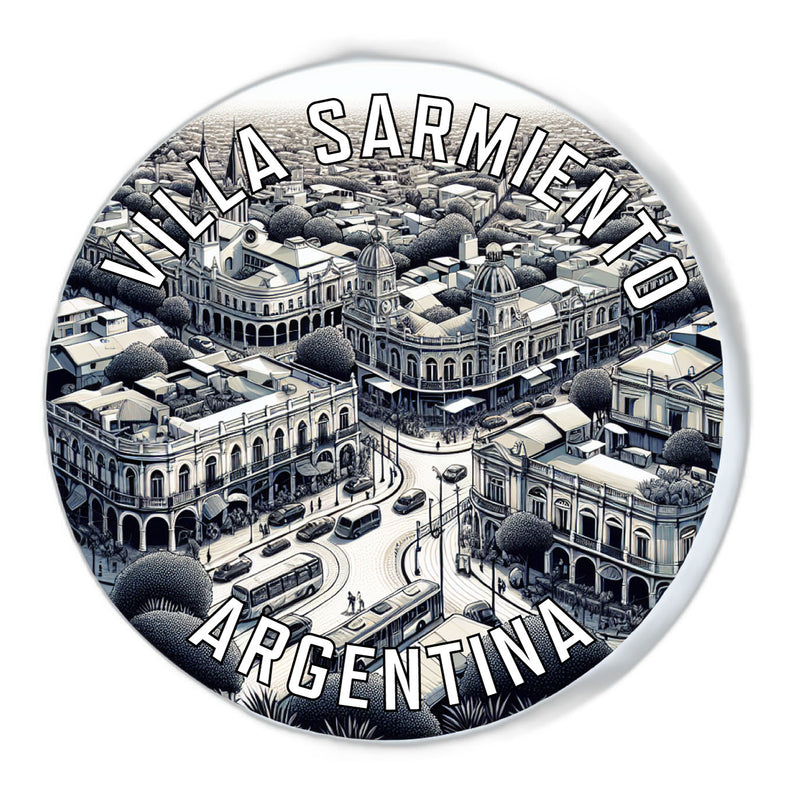 Villa Sarmiento Argentina Souvenir Die Cut Flat Magnet 2-Inch