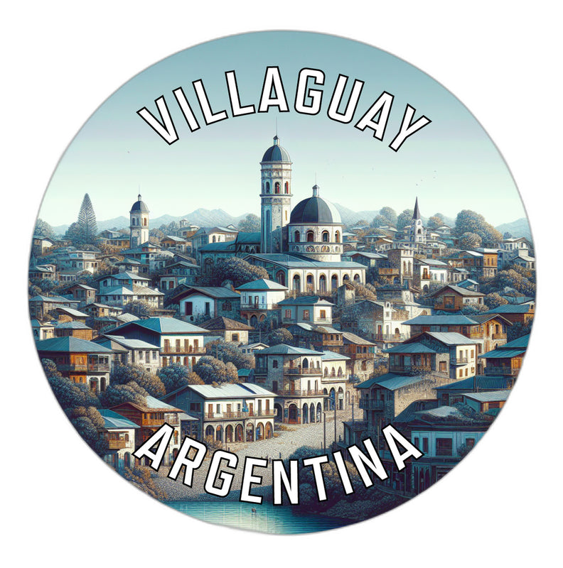 Villaguay Argentina Souvenir Die Cut Flat Magnet 2-Inch