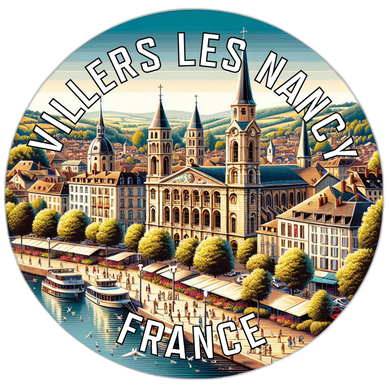 Villers les Nancy France Souvenir Vinyl Decal Sticker 6-Inch
