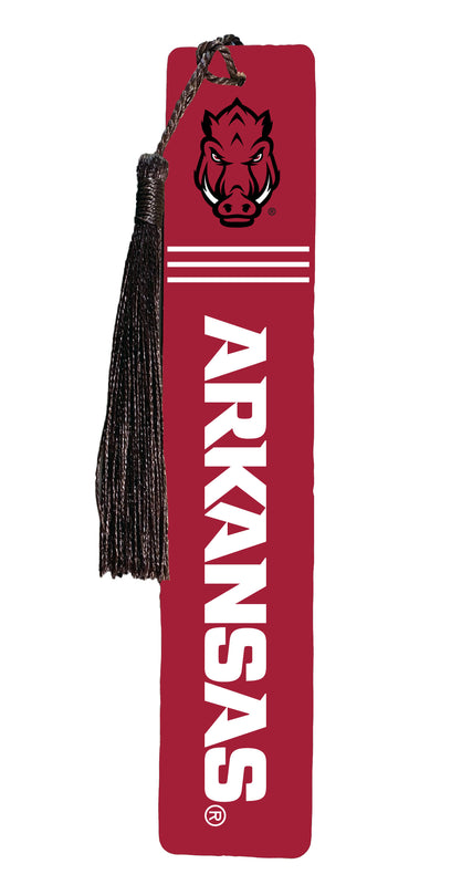 Arkansas Razorbacks Wooden Bookmark with Tassel Officially Licensed Collegiate Product Single