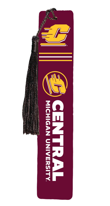 Central Michigan University Wooden Bookmark with Tassel Officially Licensed Collegiate Product Single