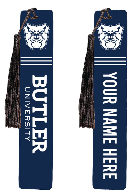Butler Bulldogs Personalized Wooden Bookmark with Tassel – Officially Licensed Collegiate Product Full Color