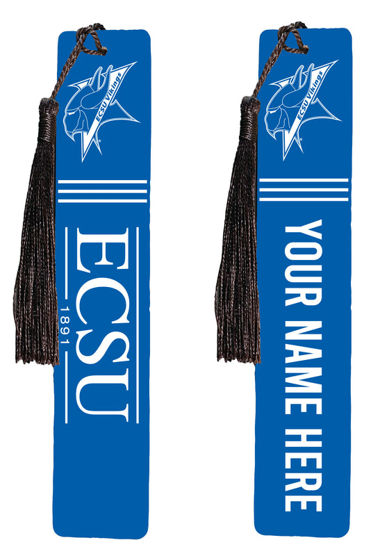 Elizabeth City State University Personalized Wooden Bookmark with Tassel – Officially Licensed Collegiate Product Full Color