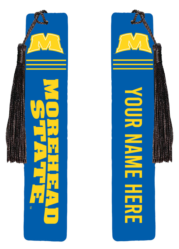 Morehead State University Personalized Wooden Bookmark with Tassel – Officially Licensed Collegiate Product Full Color